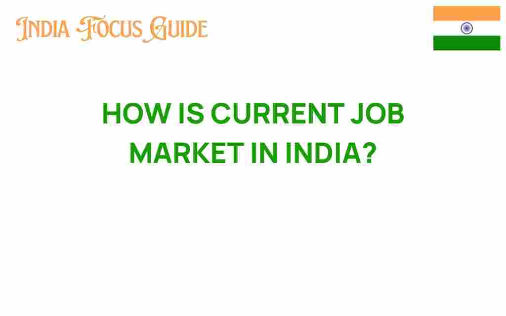 current-job-market-india