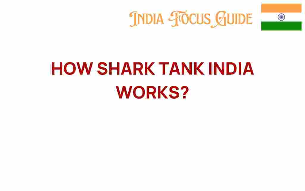 how-shark-tank-india-works