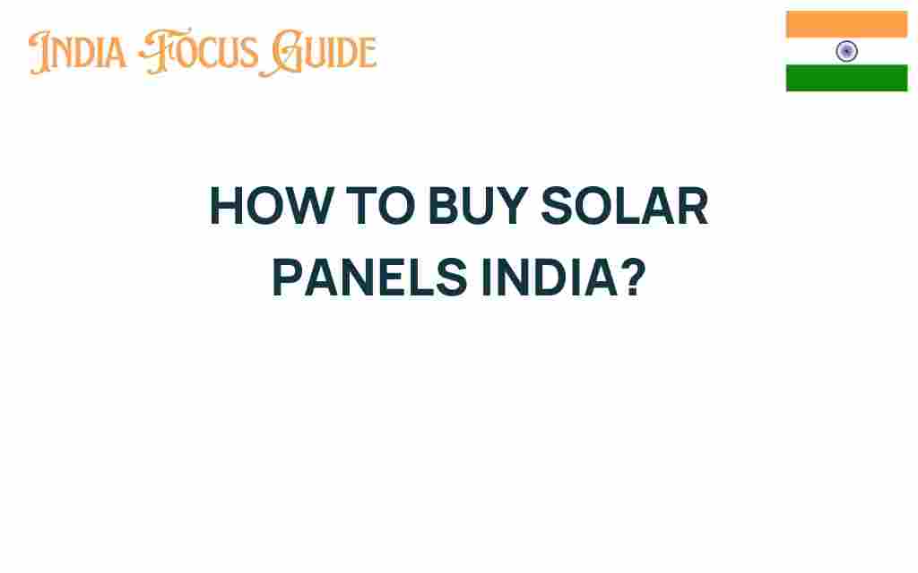 how-to-buy-solar-panels-india