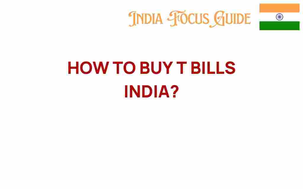 how-to-buy-t-bills-india