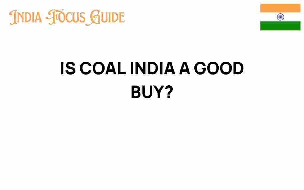 is-coal-india-a-good-buy