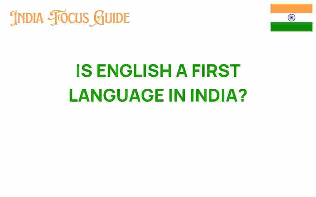 is-english-first-language-india