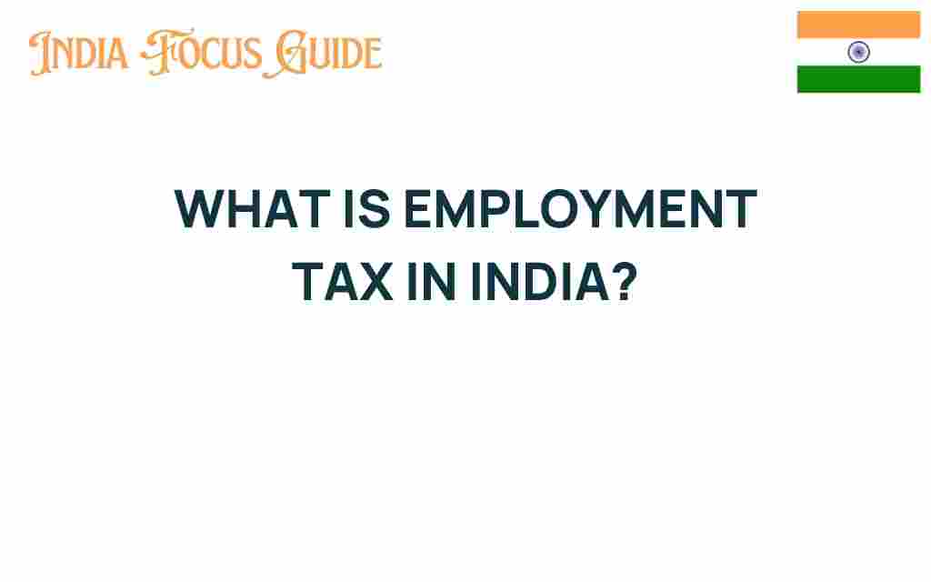 employment-tax-in-india