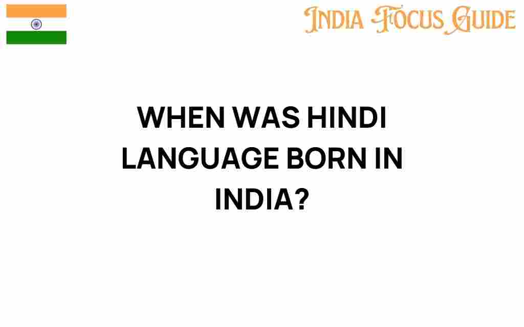 birth-of-hindi-language-in-india