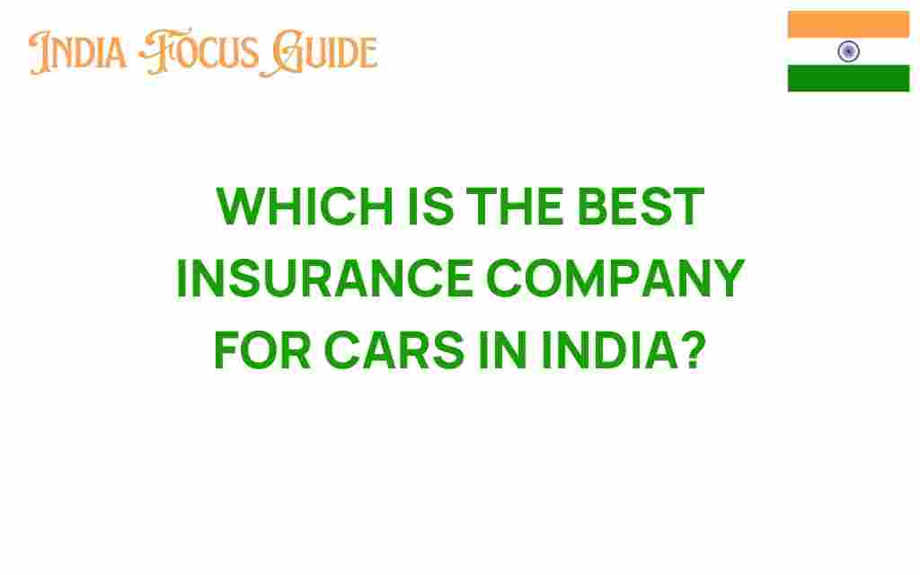 best-insurance-company-cars-india