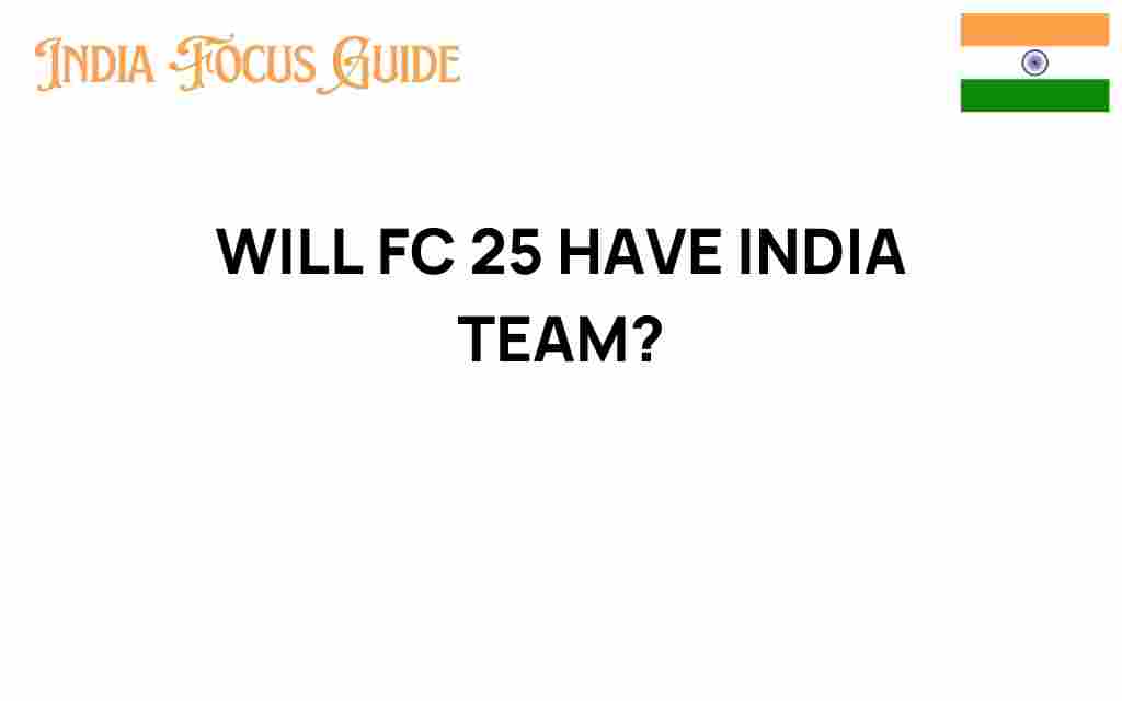 will-fc-25-feature-indian-team